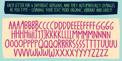 Candy Gasp Font Poster 4