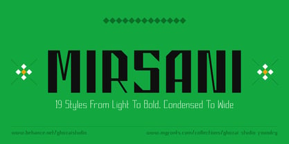 Mirsani Font Poster 1