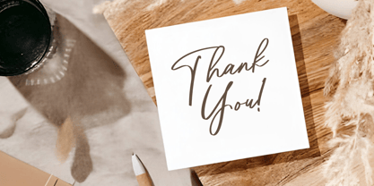 Fatmine Signature Font Poster 6