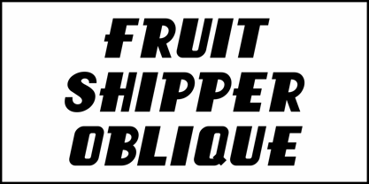 Fruit Shipper JNL Font Poster 4