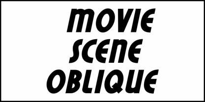 Movie Scene JNL Font Poster 4