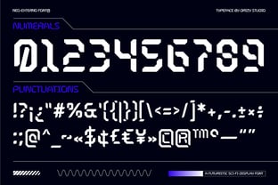Neo Externo Font Poster 5