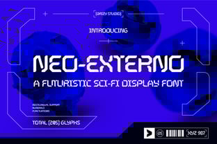 Neo Externo Font Poster 1