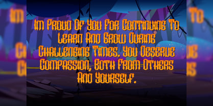 Alucrads Font Poster 6