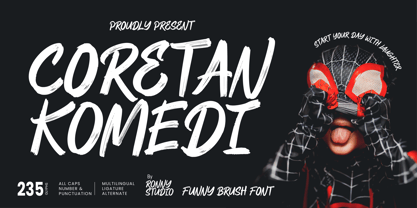 Coretan Komedi Font Poster 1