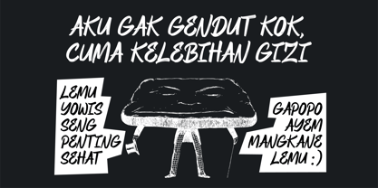 Coretan Komedi Font Poster 6