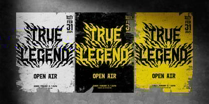 Feral Raven Font Poster 4