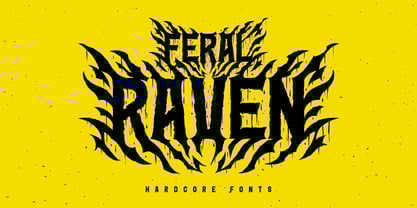 Feral Raven Font Poster 1