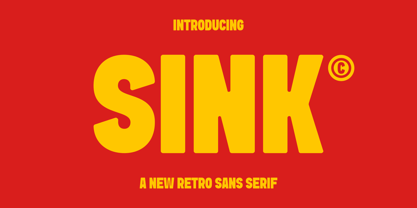 Sink Font Poster 1