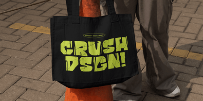 Groovy Knock Font Poster 3