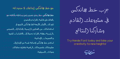 SF Handix Font Poster 5