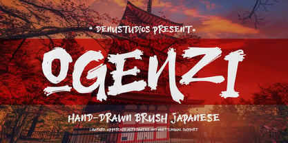 Ogenzi Font Poster 1