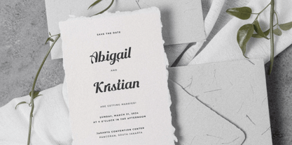 Sacrifice Font Poster 7