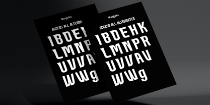 Wanguke Font Poster 9