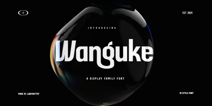 Wanguke Font Poster 1