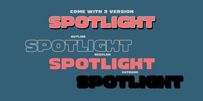 Oakfield Font Poster 4