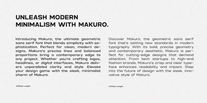 Makuro Font Poster 5