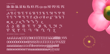 Rituals Sunday Font Poster 15