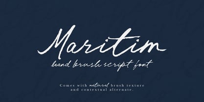 Maritim Font Poster 1