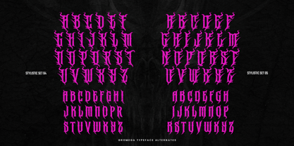 Gromega Font Poster 10