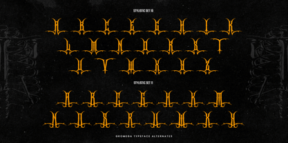 Gromega Font Poster 14
