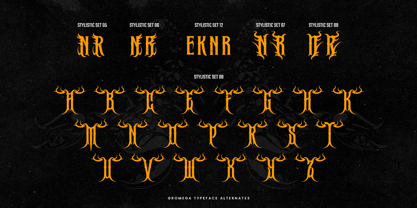 Gromega Font Poster 12