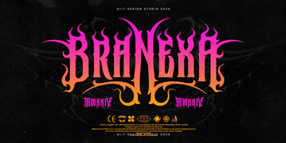 Gromega Font Poster 2
