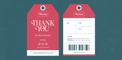 Realistic Nature Font Poster 9