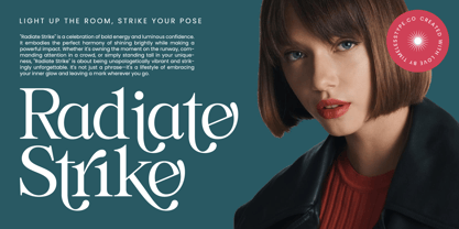 Realistic Nature Font Poster 3