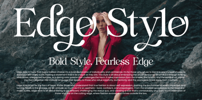 Realistic Nature Font Poster 6