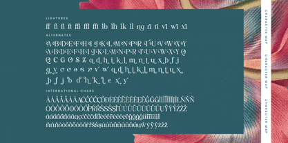 Realistic Nature Font Poster 15