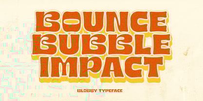 Blobby Font Poster 2