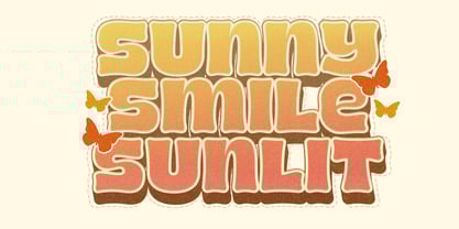 Blobby Font Poster 9