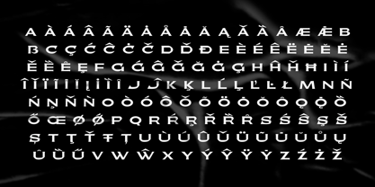 Bargum Font Poster 8