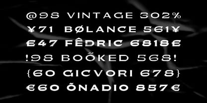 Bargum Font Poster 12