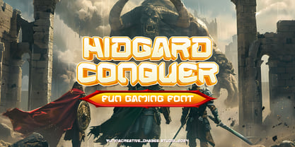 Hidgard Conquer Font Poster 1