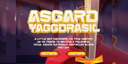 Hidgard Conquer Font Poster 8