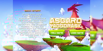 Hidgard Conquer Font Poster 4