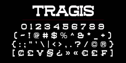 Tragis Font Poster 9