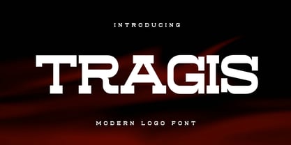 Tragis Font Poster 1
