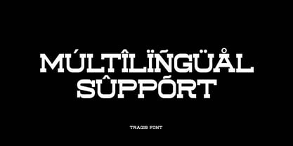 Tragis Font Poster 7