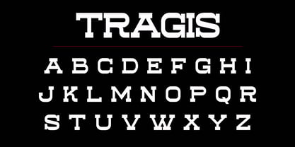 Tragis Font Poster 8