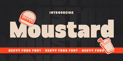 Moustard Font Poster 1