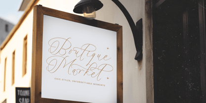 Rosalia Elegant Font Poster 11