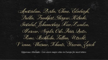 Flapping Font Poster 3