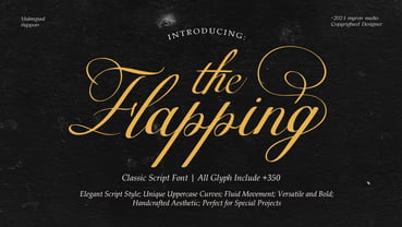 Flapping Font Poster 1