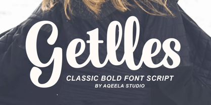Getlles Font Poster 1