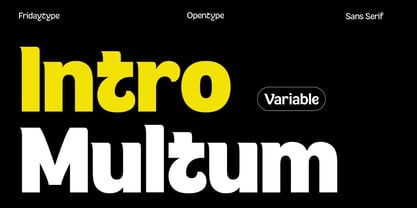 Multum Font Poster 1