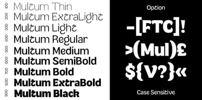 Multum Font Poster 5