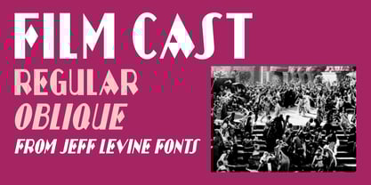 Film Cast JNL Font Poster 1